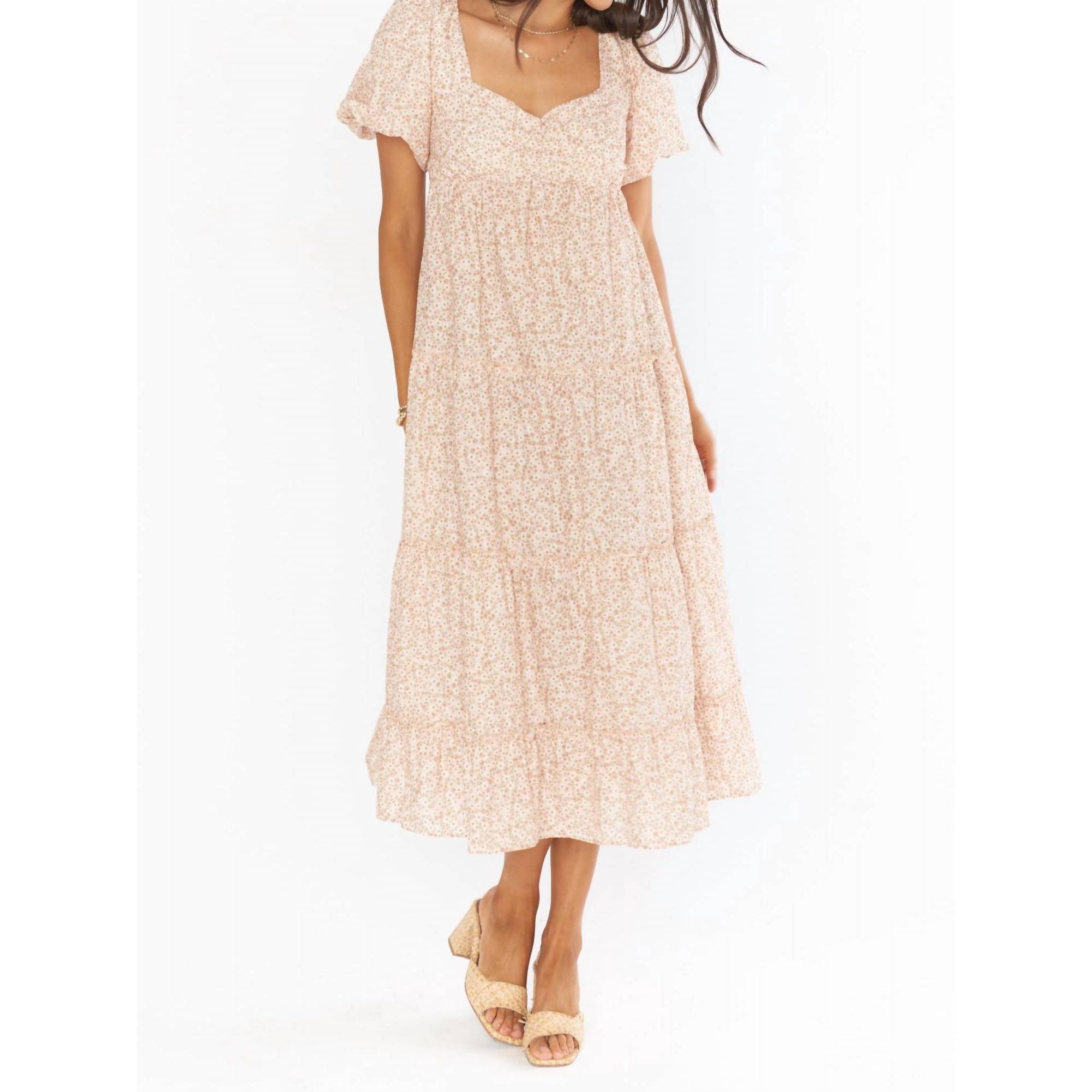 New Show Me Your Mumu Odette Midi Dress In Ditsy Daisy